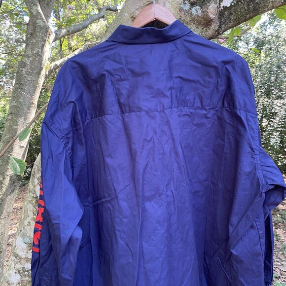 Vintage Wrangler Button Up Western Shirt USA Flag Mens Size XXL 2XL Cotton - Picture 5 of 7